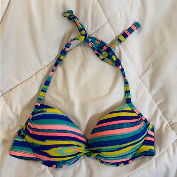 Xhilaration Other - Xhilaration Bikini Top with colorful stripes